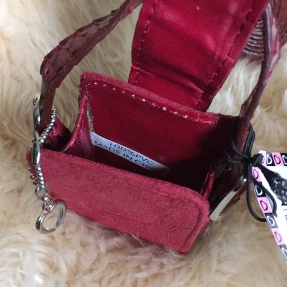 💖 4/$25 NWT Mini Crossbody  2 in 1 Case - Faux Suede/Snakeskin - Picture 4 of 8